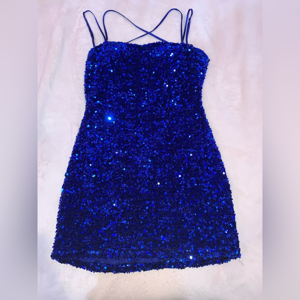 Sparkling Blue Dress